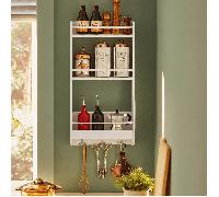 Especiero con tres ganchos SoBuy KCR12-W