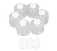 Especiero Portátil Liviano para Almacenamiento en la Cocina Condimentos Frutas Secas con Caja Fuerte Transparente 6 Macetas Apilables Spice Tower Adecuado para Uso Doméstico