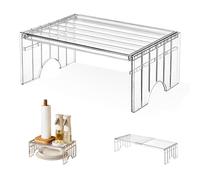 Especieros para Cocina, Organizador Armario, Estantería Extensible 30-50cm | Estantería Extensible 30-50cm, Baldas Ajustables y Apilable Para Encimera y Nevera Ahorra Espacio, Fácil Montaje