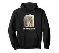 Especies Animales en Peligro de extinción del Oso Polar Sudadera con Capucha