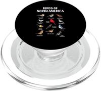 Especies de Aves América del Norte EE. UU. Ornitólogo Regalo PopSockets PopGrip para MagSafe
