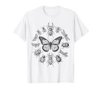 Especies de Entomología Científica de Insectos Centrados en Mariposas Camiseta