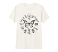 Especies de Entomología Científica de Insectos Centrados en Mariposas Camiseta Premium