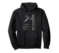 Especificaciones de la aeronave SR71 Blackbird Sudadera con Capucha