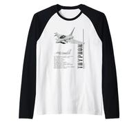 Especificaciones de los cazas a reacción Thyphon Camiseta Manga Raglan