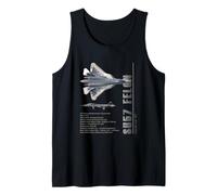 Especificaciones del Caza a reacción SU57 Felon Camiseta sin Mangas