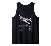 Especificaciones del Caza A6M Zero (japonés) Camiseta sin Mangas