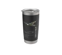 Especificaciones del Supermarine Spitfire, caza de la RAF Vaso térmico de acero inoxidable de doble pared