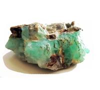Espécimen de cristal de esmeralda colombiana natural con puntas de pirita, piedra preciosa verde cruda, formación de matriz, colección mineral. 8,1 grs