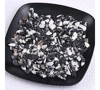 Espécimen de grava de cristal natural de 50 g, para decoración del hogar, jardín, acuario, piedra de roca, piedra de cebra, 100 g