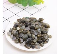 Espécimen de grava de cristal natural de 50 g, para decoración del hogar, jardín, acuario, piedra mineral de roca, labradorita, 50 g