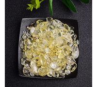 Espécimen de grava de cristal natural de 50 g, para decoración del hogar, jardín, acuario, piedra mineral de roca, citrino, 100 g