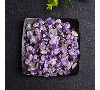 Espécimen de grava de cristal natural de 50 g, para decoración del hogar, jardín, acuario, piedra mineral de roca, amatista, 100 g