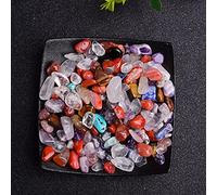 Espécimen de grava de cristal natural de 50 g, para decoración del hogar, jardín, acuario, piedra mineral de roca, cristal de color, 100 g