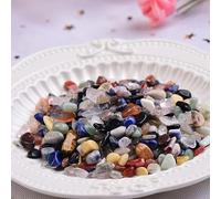 Espécimen de grava de piedra mineral irregular de ágata de amatista de cristal natural de 50/100 g, adecuado para acuarios y decoración del hogar, manualidades, cristal colorido, 50 g