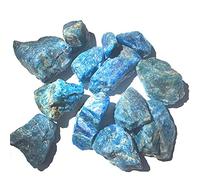 Espécimen de roca de piedra cruda áspera de apatita azul natural de 100 g de Madagascar E139Piedras y minerales naturales