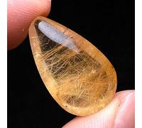 Especímenes de decoración del hogar Piedra de pelo amarilla pulida de citrino Cuarzo rutilado Piedra de cristal de pelo Natural - Artículos for el hogar Inicio Colecciones
