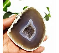 Especímenes De Geoda De Ágata Diminuta Natural De Piedras De Cueva De Ágata Y Minerales De Cristales Madagascar Para Decoración Y Regalo Del Hogar,A7 218 G 79-71 Mm