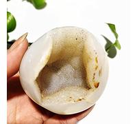 Especímenes De Geoda De Ágata Diminuta Natural De Piedras De Cueva De Ágata Y Minerales De Cristales Madagascar Para Decoración Y Regalo Del Hogar,A5 293g65-66mm