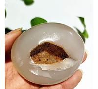 Especímenes De Geoda De Ágata Diminuta Natural De Piedras De Cueva De Ágata Y Minerales De Cristales Madagascar Para Decoración Y Regalo Del Hogar,A14 146g56-67mm