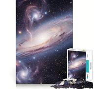 Espectacular Galaxia con Brazos giratorios Rompecabezas de 1000 Piezas para Adolescentes Mejora la Memoria y Alivia el estrés Corte Regalo Ideal 50x75cm