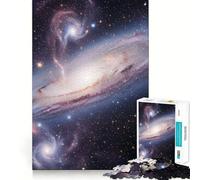 Espectacular Galaxia con Brazos giratorios, Rompecabezas de 1000 Piezas para Adultos y Adolescentes Juguete Mental para Relajarse y calmar Regalo de Primera Calidad 38x26cm
