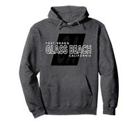 Espectáculo en Glass Beach California/Glass Beach Fort Bragg Sudadera con Capucha