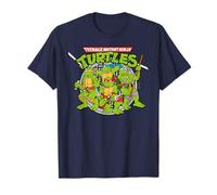 Espectáculo Retro de los 80 con el Logotipo de Turtle Power de Teenage Mutant Ninja de TMNT Camiseta