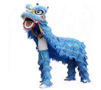 Espectáculos Al Aire Libre De Danza Del León y Del Dragón, Disfraces Festivos y Festivales Tradicionales de Año Nuevo(Blue,S)