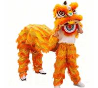 Espectáculos Al Aire Libre De Danza Del León y Del Dragón, Disfraces Festivos y Festivales Tradicionales de Año Nuevo(Orange,S)