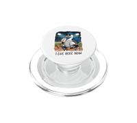 Espectador Divertido del Estadio de béisbol Goose Vivo aquí Ahora PopSockets PopGrip para MagSafe