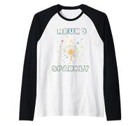 Espectro Neuro Sparkly TDAH Autismo Camiseta Manga Raglan