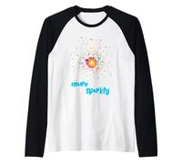 Espectro Neuro Sparkly TDAH Autismo Camiseta Manga Raglan