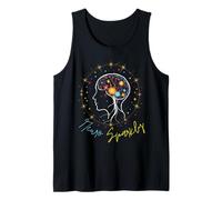 Espectro Neuro Sparkly TDAH Autismo Camiseta sin Mangas