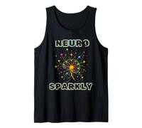 Espectro Neuro Sparkly TDAH Autismo Camiseta sin Mangas