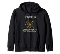 Espectro Neuro Sparkly TDAH Autismo Sudadera con Capucha