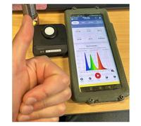 Espectrómetro, Mini Espectrómetro 350-800 Nm PPFD Sensor PAR También Prueba El Parpadeo Del Espectro