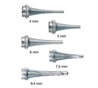 Espéculo Metálico Riester Ø7,5 mm, 68 mm de Longitud, Ranurado, Reutilizable