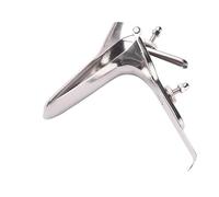 Espéculo vagina y ano de acero inoxidable Clip dilatador bidireccional ajustable Clip dilatador de metal reutilizable (estilo largo, modelo regular)