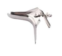 Espéculo vagina y ano de acero inoxidable Clip dilatador bidireccional ajustable Clip dilatador de metal reutilizable (estilo corto, profesional)