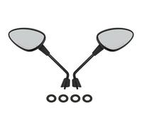 Espejo Ajustable Espejo Retrovisor De Motocicleta Espejo Retrovisor Izquierdo Y Derecho para Vespa para Sprint 50 125 150 2014-2022(Negro)