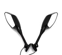 Espejo Ajustable Espejos retrovisores con señal de Giro integrada para Motocicleta, Espejo retrovisor con luz, Espejo Universal para Motocicleta(Negro)