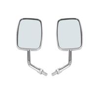 Espejo Ajustable Espejos universales rectangulares para Motocicleta, con Rosca de 10 mm, para Moto, Scooter y Bicicleta eléctrica.