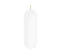 Espejo Alto de Pared Ø133 Latón