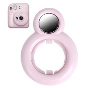 Espejo autorretrato compatible con Fujifilm Instax Mini 12, accesorio ligero para autorretratos y tomas de primer plano, ideal para entusiastas de la fotografía y bloggers de viajes (rosa)