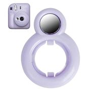 Espejo autorretrato compatible con Fujifilm Instax Mini 12, accesorio ligero para autorretratos y tomas de primer plano, ideal para entusiastas de la fotografía y bloggers de viajes (morado)