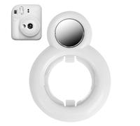 Espejo autorretrato compatible con Fujifilm Instax Mini 12, accesorio ligero para autorretratos y tomas de primer plano, ideal para entusiastas de la fotografía y bloggers de viajes (blanco)
