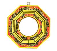 Espejo Bagua, Vintage Feng Shui Chino Espejo 4in-6in Espejo cóncavo Convexo FengShui Taoísta Instrumento Mascota Budismo Taoísta Espejo Protección Afortunado(4# Cóncavo)