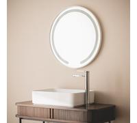 Espejo Baño con Luz LED y Antivaho Ø60 cm Nour