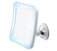 Camry CR 2169 - Espejo cosmético con Ventosa y 5 aumentos, iluminación LED, batería, Espejo Giratorio para Maquillaje, Espejo de baño, Espejo de Maquillaje, Montaje en Pared, Soporte, Color Blanco